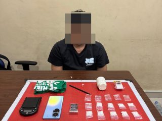 Satresnarkoba Polresta Palangka Raya Tangkap Pengedar Sabu di Wilayah Rakumpit