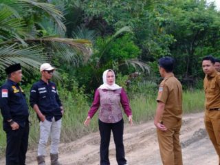 Pimpinan DPRD Kotabaru Tinjau Lokasi Jalan Rusak Di Pulau Laut Selatan