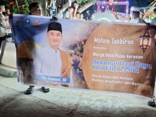 Apresiasi Dewan Suwandi Atas Kreatifnya Gema Takbir 1 Syawal 1447 H di Pulau Kerasian dan Kerayaan Kotabaru
