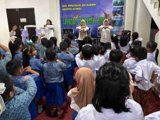 Dispersip Kotabaru Lakukan Kegiatan Story Telling Bentuk Program Tahunan