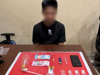 Pria di Pahandut Seberang Ditangkap, Polisi Amankan 20,22 Gram Shabu