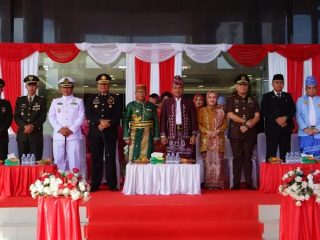 "Bupati Kotabaru Pimpin Upacara Hari Lahir Pancasila dan Harjad Kotabaru 2026"