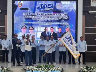 "Pemkab Kotabaru Hadiri Pelantikan JMSI Kalsel 2026–2031 Dukung Penguatan Media Siber"