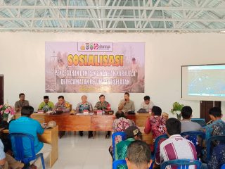 Forkopincam Kelumpang Selatan Gandeng PT Sinarmas Gelar Sosialisasi Pencegahan Karhutla